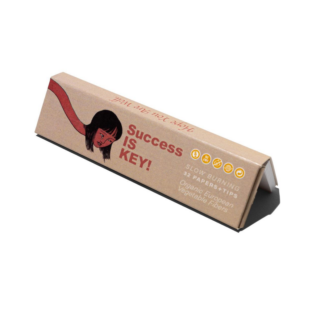 Success IS Key! - Organic Vegetable Fiber Rolling Papers